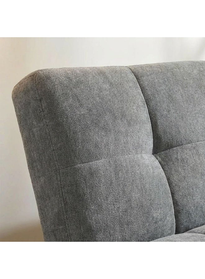 DANUBE HOME Nuvon 3 Seater Fabric Sofabed | Convertible Sleeping Sofa Bed | Comfortable Living Room Furniture L185xW92xH82cm - Light Grey - Image 2