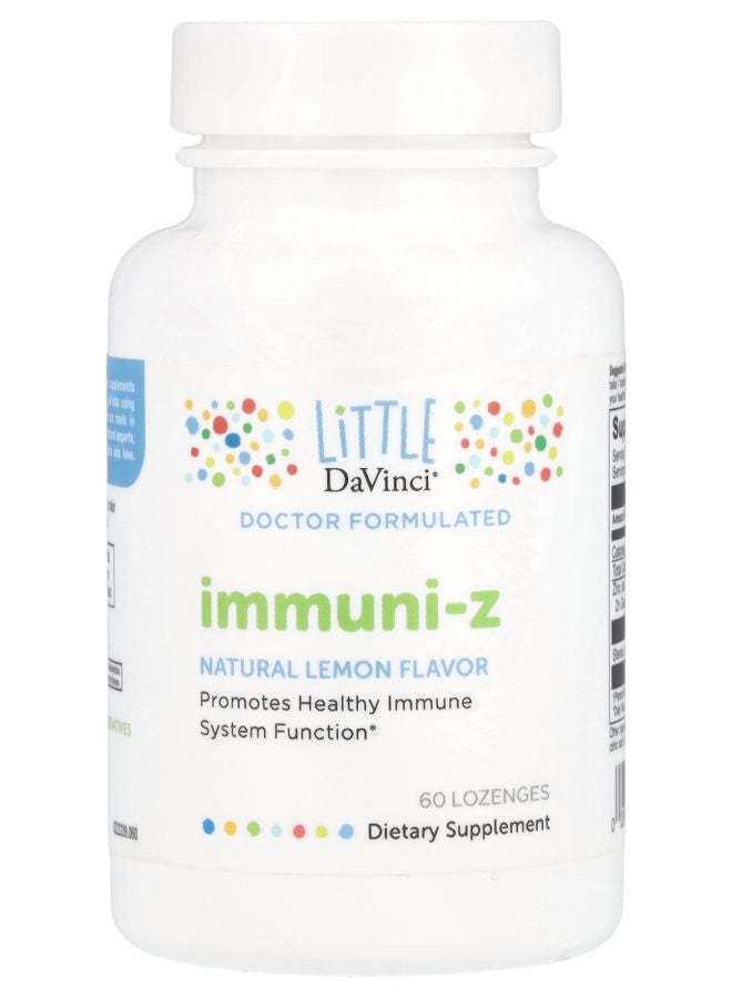 LiTTLE DaVinci Immuni-Z Natural Lemon 60 Lozenges