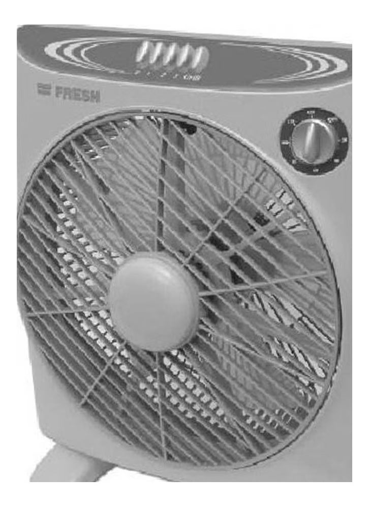 Fresh Fresh Moon Box Fan, 14 Inch - Grey 500004499  - Image 2