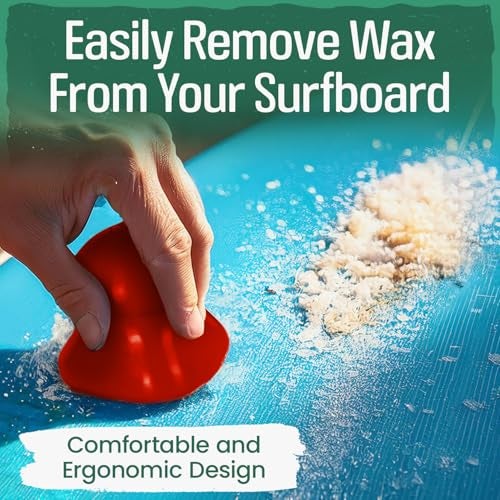 Samorillo [2 Pack] Surf Scraper Wax Remover Tool - Quick & Effective Wax Removal for Surfboards - Ergonomically Designed to Fit Comfortably in Your Hand - Remove Board Wax in Minutes - Works On Dings & Dents - Image 2