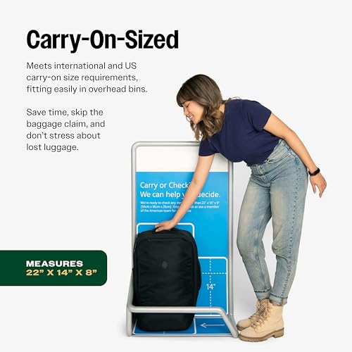 Tortuga 40L Travel Backpack Lite, Black - Large Carry-On Travel Backpack for Men and Women - Durable, Comfortable, Easy to Pack, Airline-Approved Bag with Laptop Compartment - Image 4