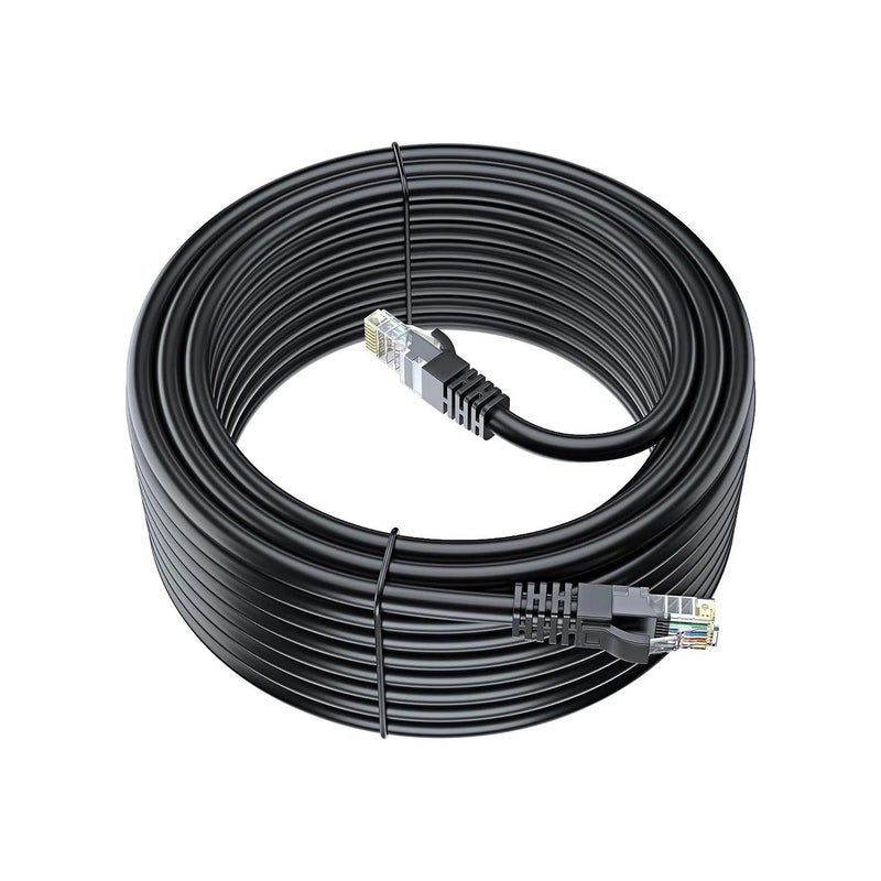 Sadow 60 Meter Cat5e Heavy Duty Outdoor Cable Weatherproof/UV Resistant 1000mbps Ethernet Cable Suitable for Direct Burial Installations cat5e Patch LAN Cable Internet Network Cord - Image 1