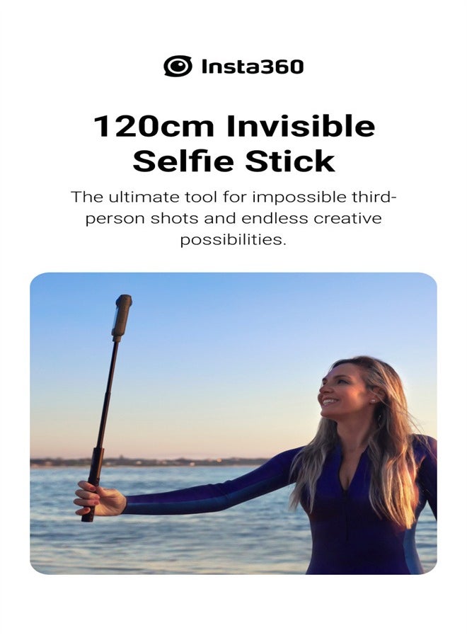 Insta360 2-in-1 Invisible Selfie Stick + Tripod Compatible with X3, GO 2, ONE X2, ONE R, ONE X
