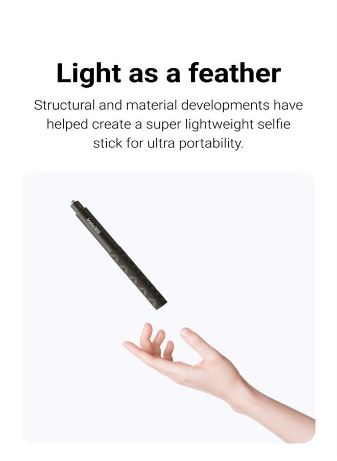 Insta360 2-in-1 Invisible Selfie Stick + Tripod Compatible with X3, GO 2, ONE X2, ONE R, ONE X