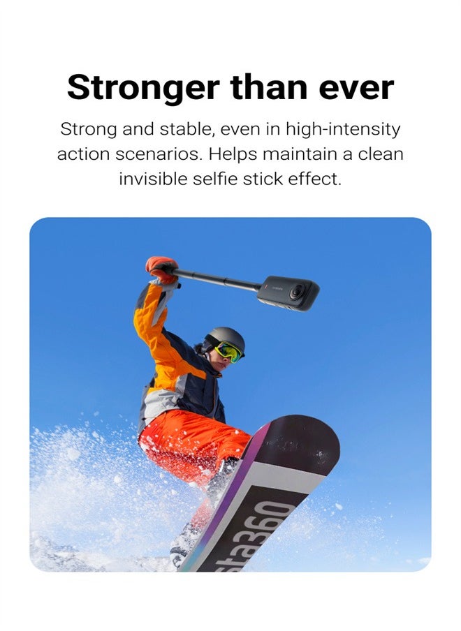 Insta360 2-in-1 Invisible Selfie Stick + Tripod Compatible with X3, GO 2, ONE X2, ONE R, ONE X
