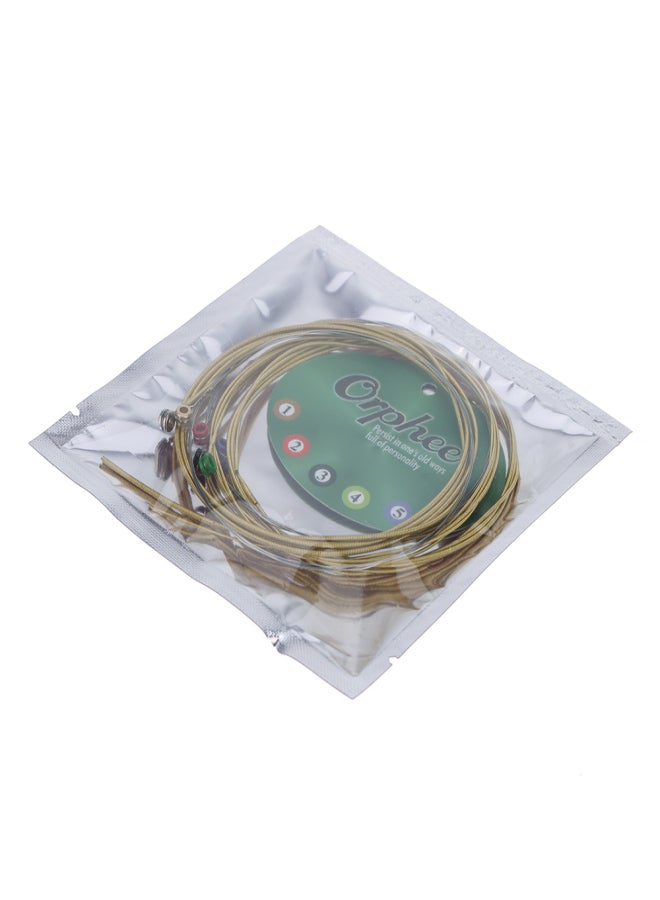 Orphee TX640 6pcs  Acoustic Folk Guitar String  Set (.012-.053) Phosphor Bronze Medium Tension - Image 5