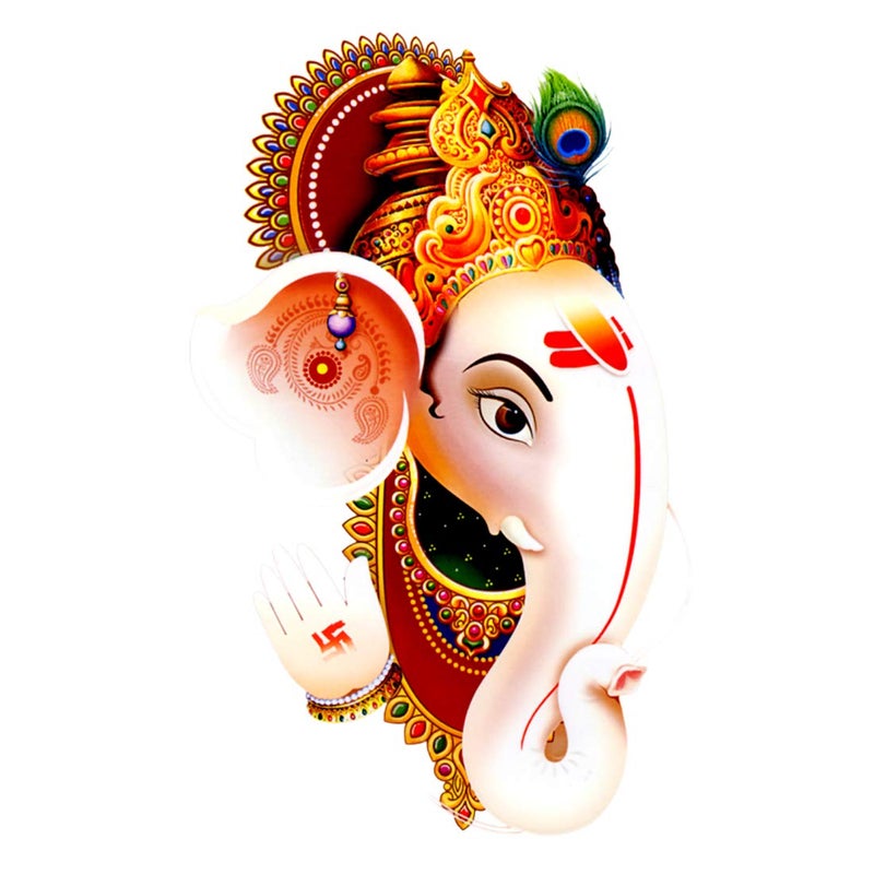 Rangoli Vinyl Modern Art Wall Sticker 1.96 x 20.86 x 1.96 inches, Multicolour (Model Number: Modern Art370) - Image 4