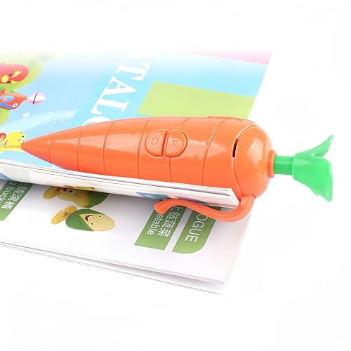 UMATRU 60-Second Voice Recorder with Playback & Audio Recorder Pen - Cute Carrot-Shaped Recorder Device, Smooth-Writing Ballpoint Pen - Fun & Creative Gift for Kids, Students, Teachers - Image 3