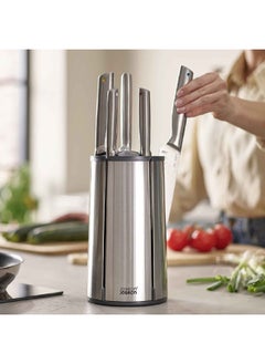 Joseph Joseph 5-Piece Elevate Steel Carousel Knife Set with Rotating Storage Stand Silver 37 x 13 x 13 cm 10546  - Image 2