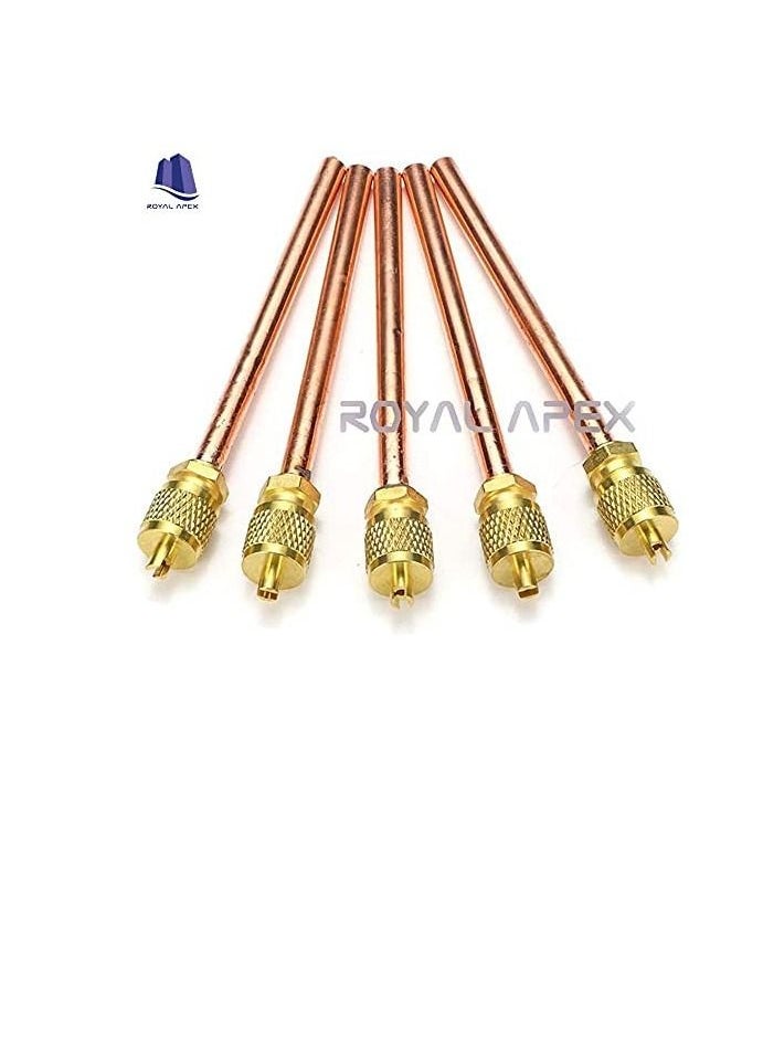 Generic - Air Conditioners Coolers Charging Valve 1/4 Pack of 5 - Image 1