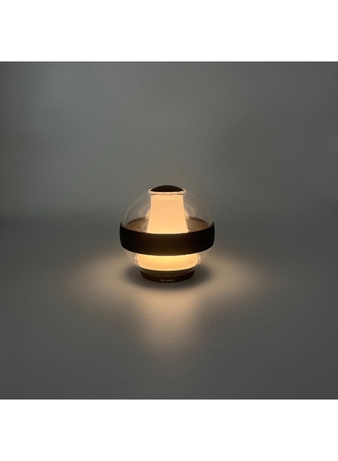 Leruena - MOON - Wireless LED Table Lamp - Seamless Dimming, Indoor/Outdoor Versatility, Up to 48H Runtime - Matt Black - Image 1