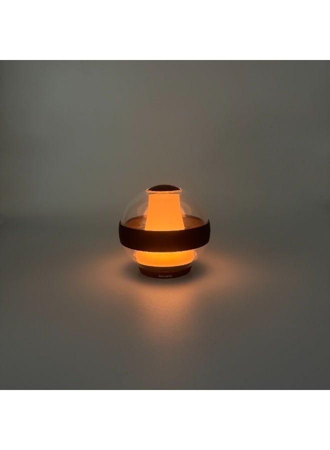 Leruena - MOON - Wireless LED Table Lamp - Seamless Dimming, Indoor/Outdoor Versatility, Up to 48H Runtime - Matt Black - Image 3
