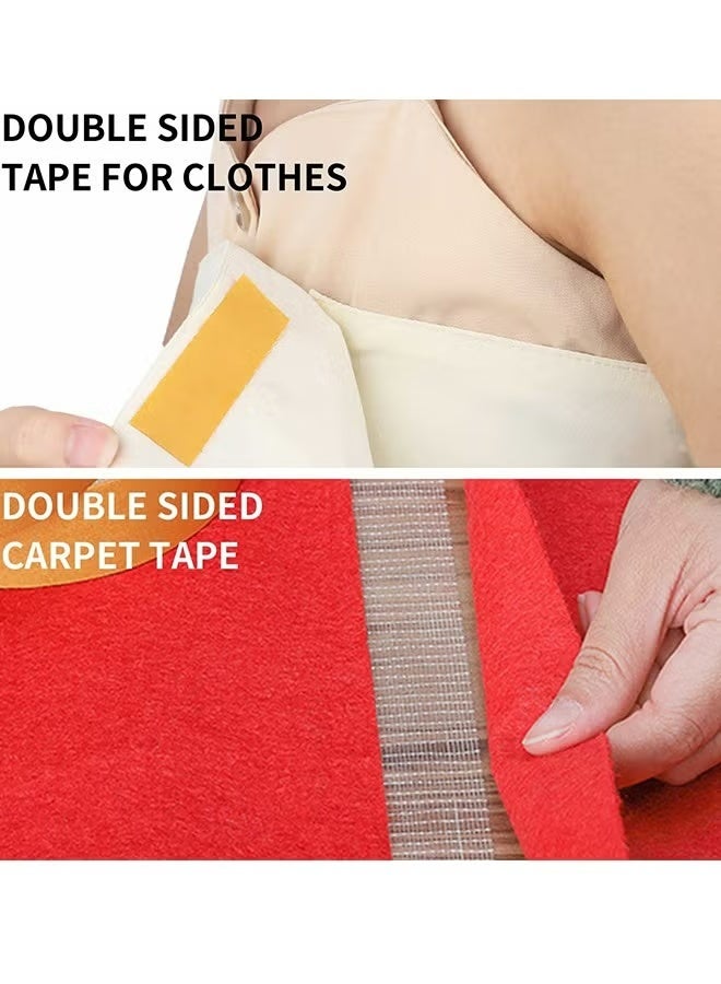 Double Sided Tape, Mounting Tape for Clothes, Double Sided Tape Heavy Duty, Carpet Tape, Two Sided Tape for Fabric, Double Sided Duct Tape 2 Rolls - Image 5
