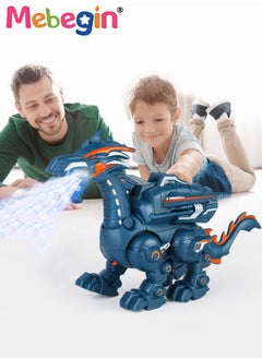 MEBEGIN Dinosaur Toys Fire Breathing & Walking Dinosaur Toys Gifts for Boys Electronic STEM Toys for Boys Girls  - Image 1