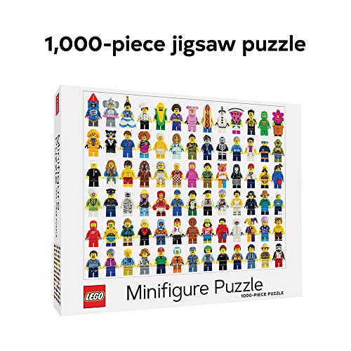 Chronicle Books LEGO Minifigure 1000-Piece Jigsaw Puzzle - Image 2