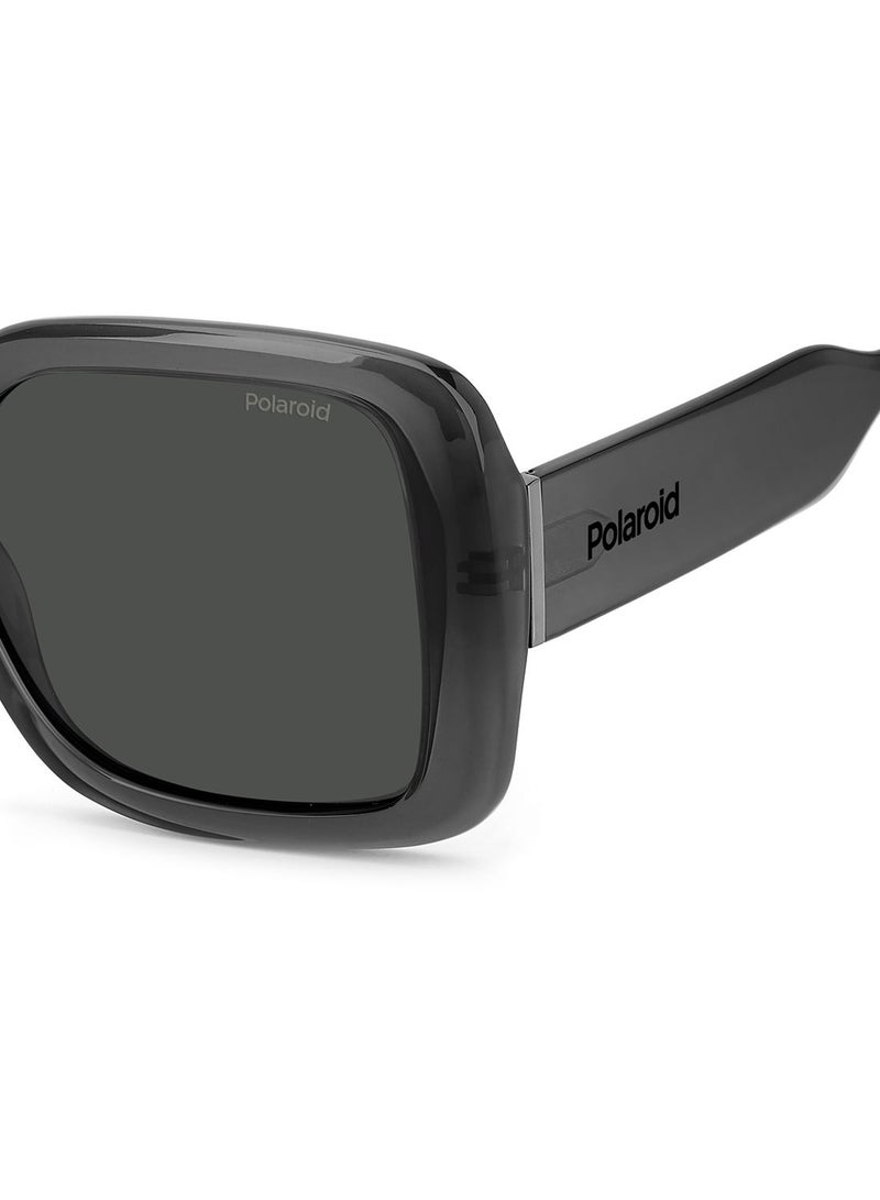 Polaroid Women Square Sunglasses PLD 6168/S  GREY 54 - Image 5