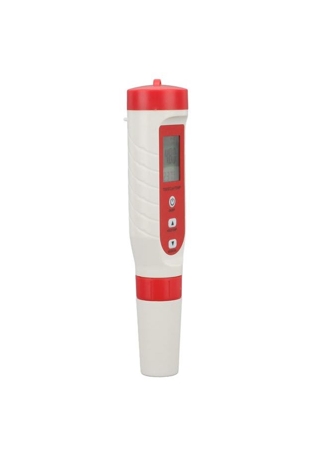 Thoraya Digital Water Tester Pen 4 in 1 PH TDS EC Temp Meter IP65 Waterproof Multifunctional Water Tester with HD LCD Screen  - Image 3
