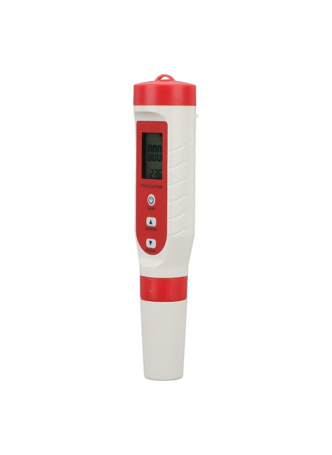 Thoraya Digital Water Tester Pen 4 in 1 PH TDS EC Temp Meter IP65 Waterproof Multifunctional Water Tester with HD LCD Screen  - Image 4
