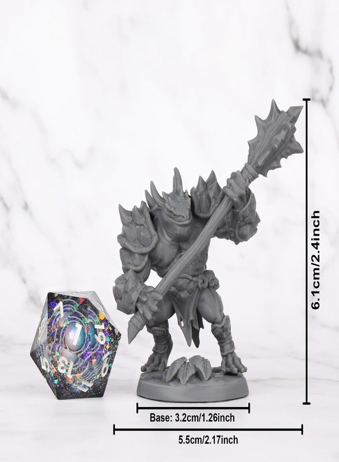 AUSPDICE Dungeons and Dragons Amphibious Bull Miniature 32mm, Durable Resin, Ideal Gift for Dungeon Master - Image 5