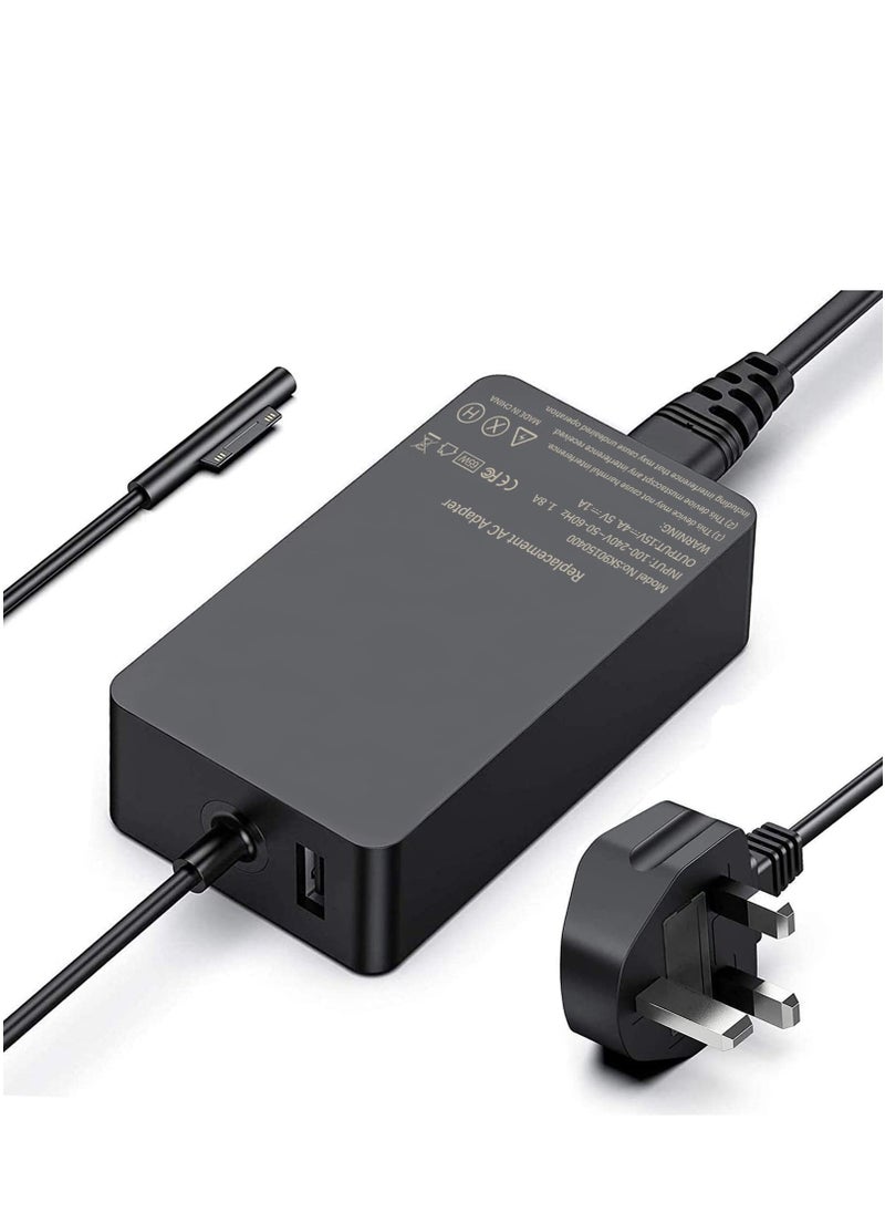 Generic - Surface Pro Charger, 65W Microsoft Surface Pro Charger for Surface Pro 9/8/7/6/5/4/3 - Image 1