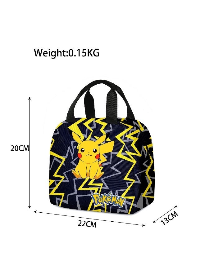 Cartoon Backpack Set - PokÃ©mon School Bag Set - Image 3