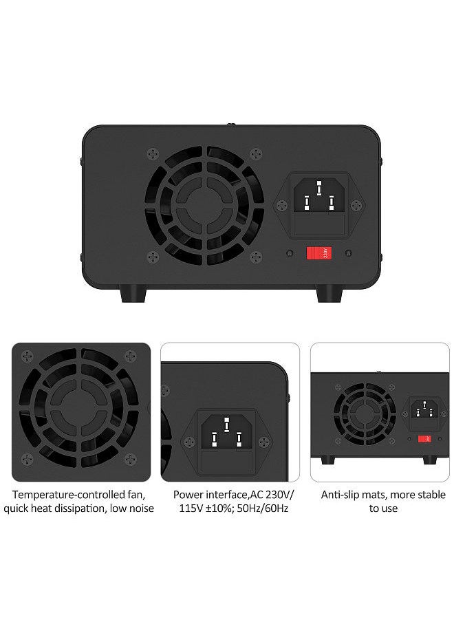 wanptek - Variable DC Power Supply 30V 10A Bench Power Supply with 4-Digits LED Display Adjustable Switching Power Supply - Image 1