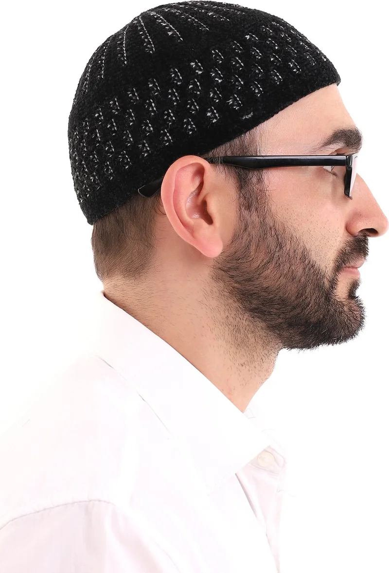 ايهفان اونلاين Ihvan Online Winter Velvet Cap - Black