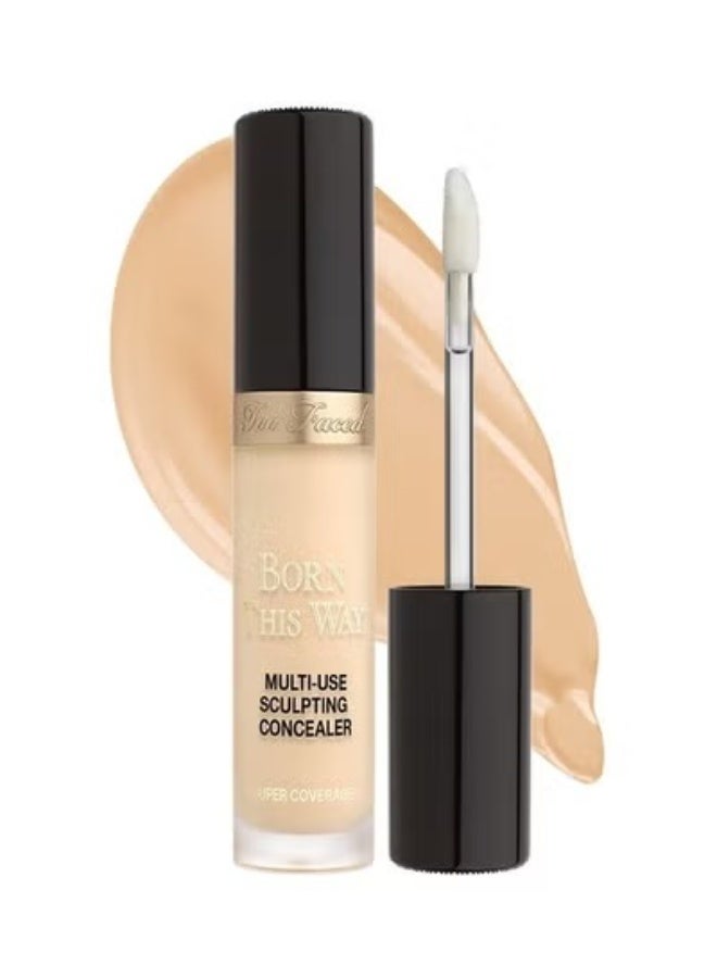 Too FacedCosmetics Too Faced Born This Way Super Coverage Multi-Use Concealer Vanilla - very light with neutral undertones 13.5ml - Image 1