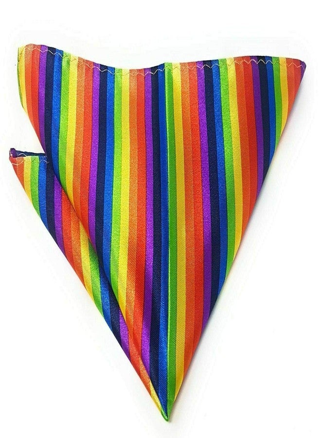 Flairs New York Gentleman's Essentials Pocket Square Handkerchief (Rainbow) - Image 3