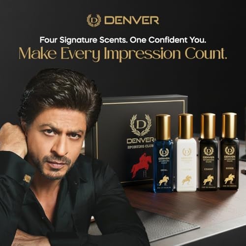 Denver Sporting Club Luxury Gift Set for Men Eau de Parfum Collection Goal Rider Victor and Champ LongLasting Mens Perfume Fragrance 20 ml 068 Fl Oz Each Pack of 4 - Image 3