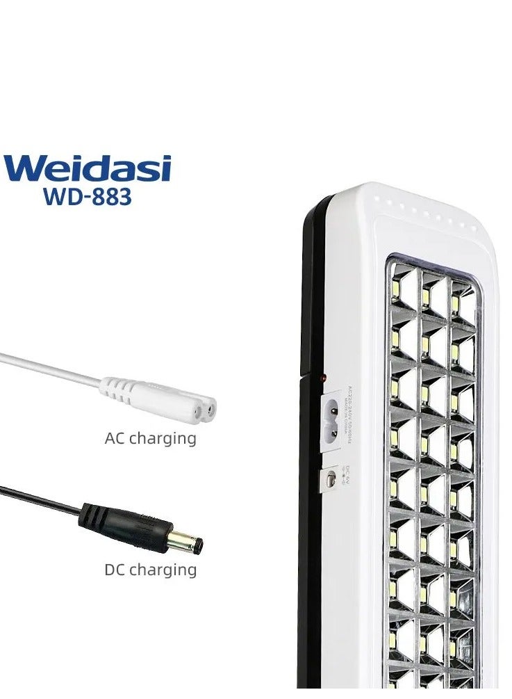 WEIDASI LED Emergency Light Built-in Rechargeable Battery High Capacity - Image 3