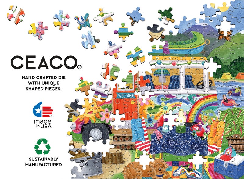 Ceaco - Happy Camper - Waterfall Camper - 300 Piece Jigsaw Puzzle - Image 5