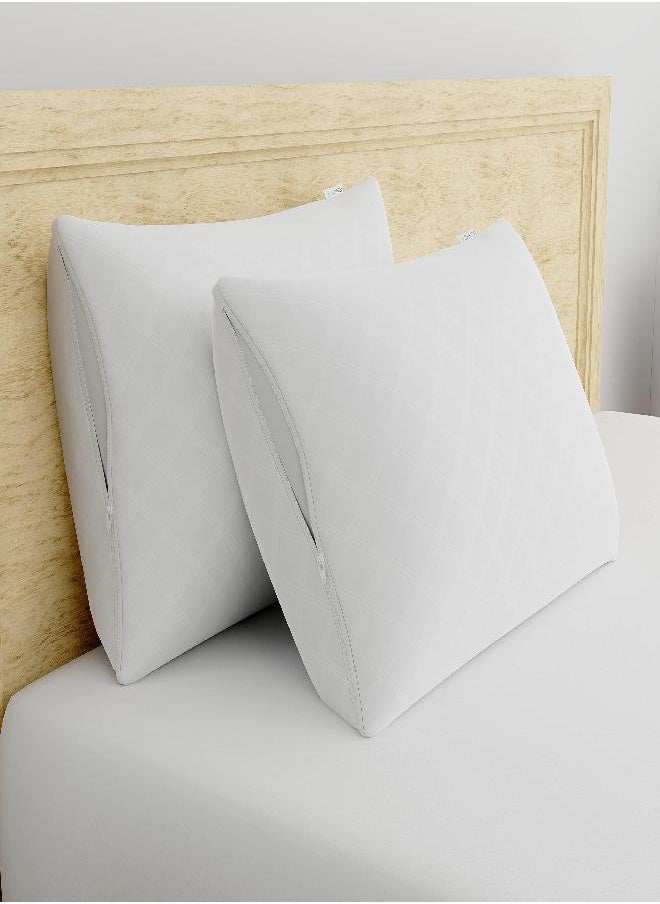 Aller-Ease - AllerEase Breathable, Zippered Pillow Protector, King - 2 Pack - Image 1