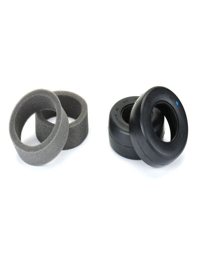 Pro-line Racing 1/10 Reaction HP Ultra Blue Rear 2.2"/3.0" Drag Tires (2), PRO1017003 - Image 3