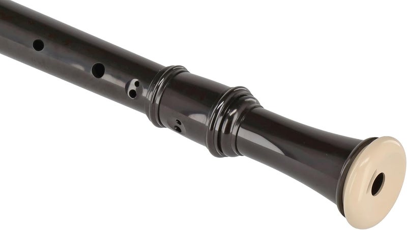Aulos 211A Tenor Recorder,brown/ivory colored - Image 3