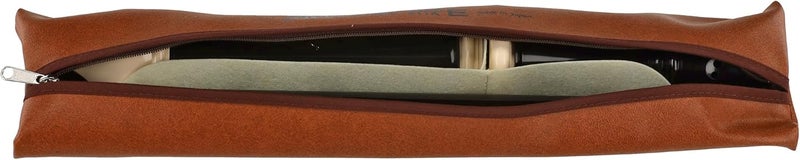 Aulos 211A Tenor Recorder,brown/ivory colored - Image 4