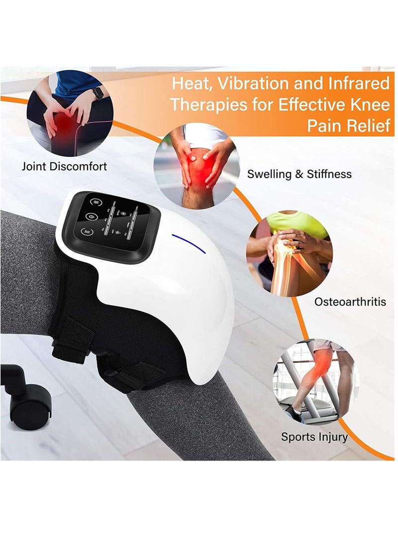 ELTRAZONE Electric Knee Massager, Knee Therapy Massager with Heated and Vibration, Joint Warmer Massage for Reduces Knee Inflammation, Swelling, Stiffness, Pain - Image 2
