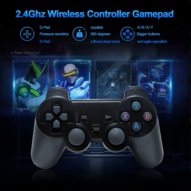 GD10 Retro Game Console 64G Built in 20,000+ Games, Dual 2.4G Wireless Controllers, Video Game Consoles for 4K TV HDMI Output with 20+ Emulators - Image 2