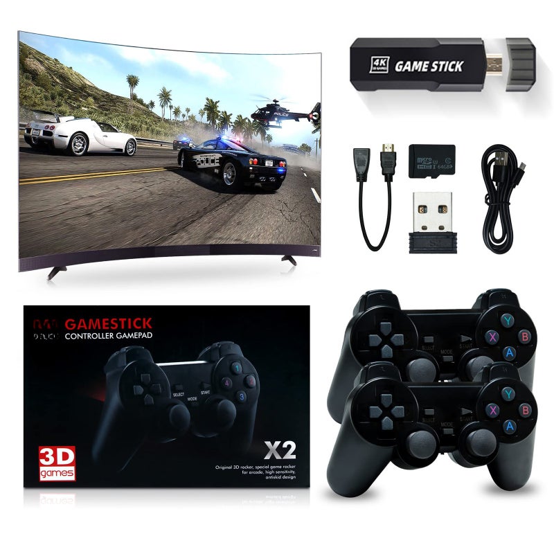 GD10 Retro Game Console 64G Built in 20,000+ Games, Dual 2.4G Wireless Controllers, Video Game Consoles for 4K TV HDMI Output with 20+ Emulators - Image 1