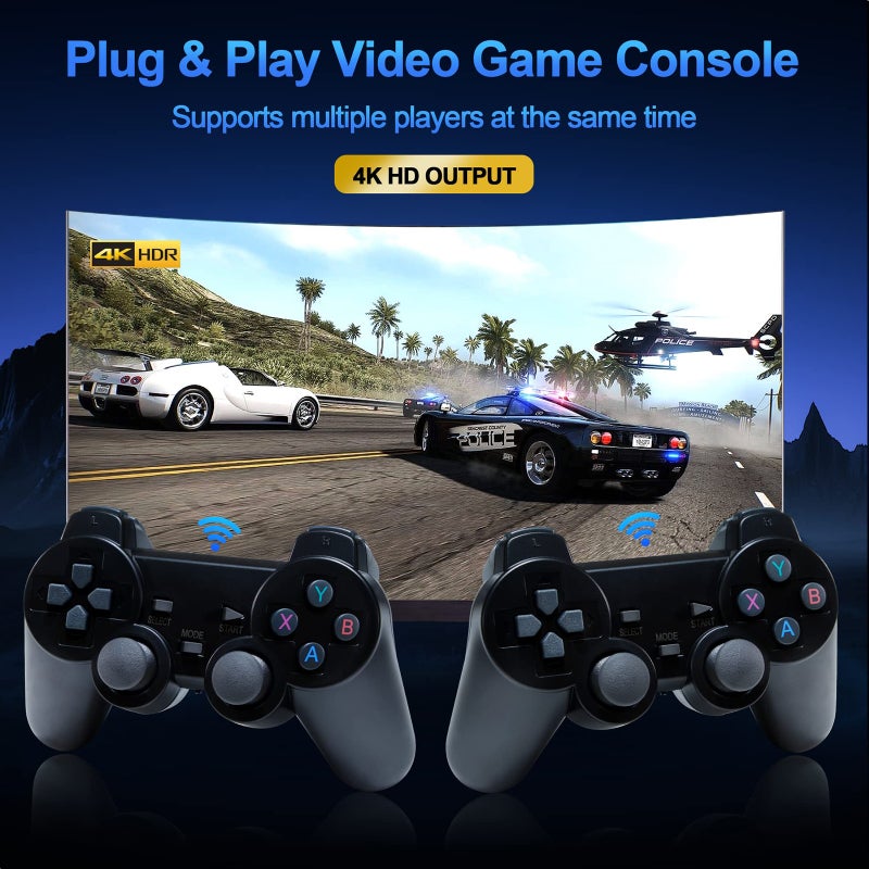 GD10 Retro Game Console 64G Built in 20,000+ Games, Dual 2.4G Wireless Controllers, Video Game Consoles for 4K TV HDMI Output with 20+ Emulators - Image 3