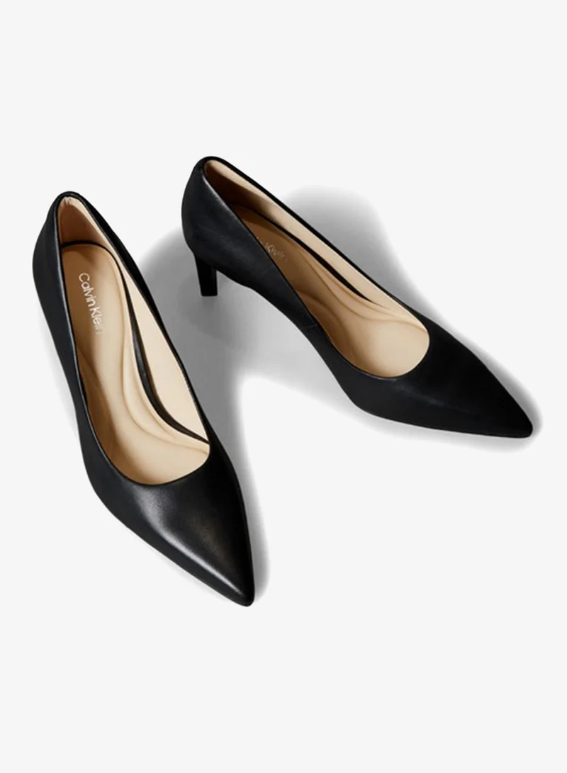 Calvin Klein black Leather Stiletto Pumps for Women | Best Price UAE