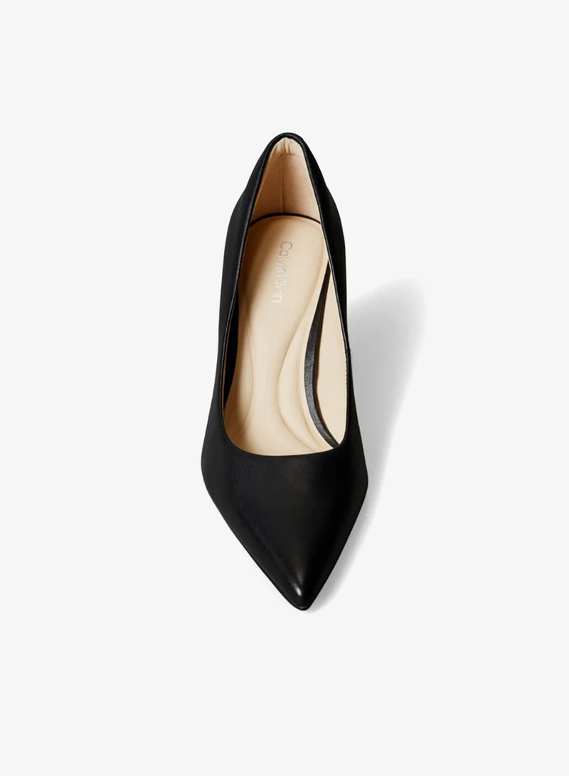 Calvin Klein black Leather Stiletto Pumps for Women | Best Price UAE