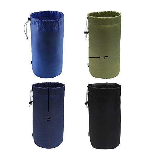 Augbunny Durable Drawstring Water Resistant Dust Flap Stuff Sack Bag 4-Pack - Image 1