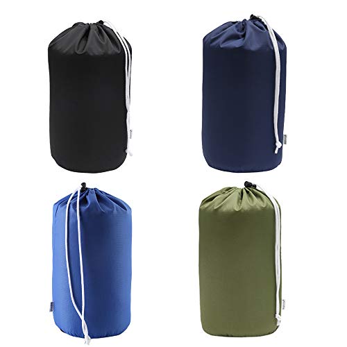 Augbunny Durable Drawstring Water Resistant Dust Flap Stuff Sack Bag 4-Pack - Image 2
