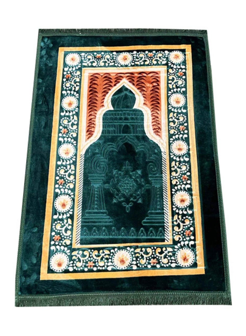 ستارجولد سجادة صلاة تركية تقليدية، مقاس كبير 80 × 120 سم، سجادة صلاة إسلامية متعددة الألوان، سجادة جانماز للرجال والنساء