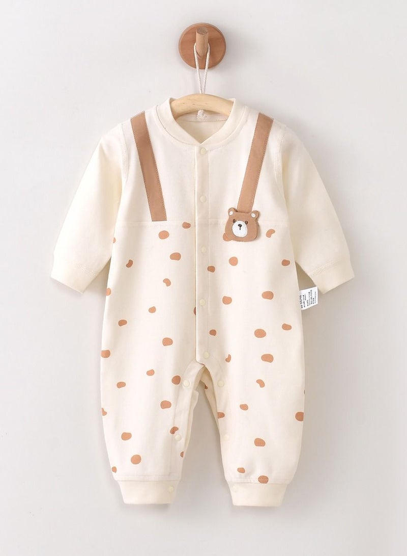 Loquat Baby Spring And Autumn Long Sleeve Creeper Bodysuit  - Image 1
