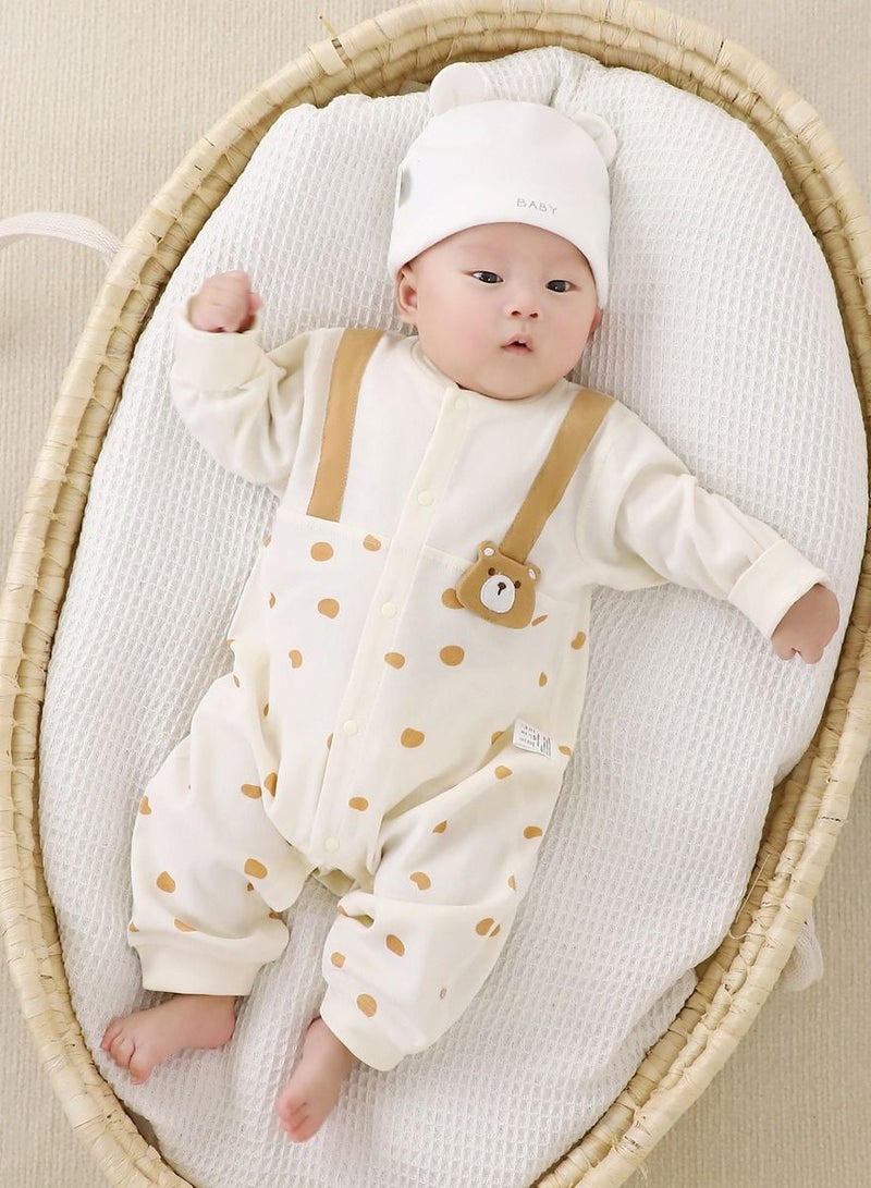 Loquat Baby Spring And Autumn Long Sleeve Creeper Bodysuit  - Image 2