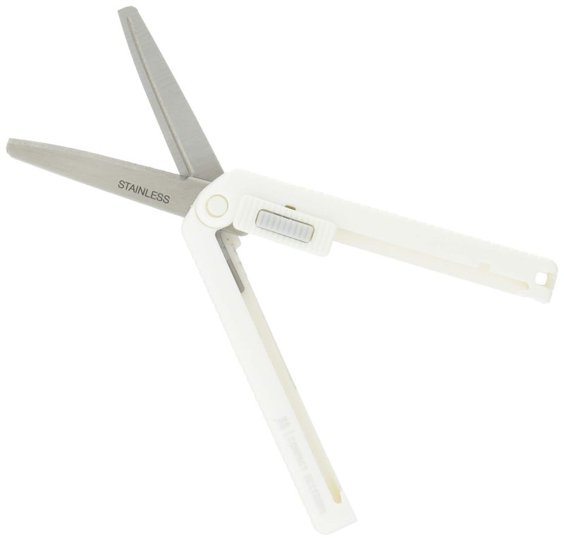 Midori Compact Scissors, XS Series, White (49470006) - Image 1
