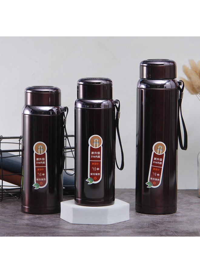 316 Stainless Steel Sports Kettle Outdoor Portable Sling Water Cup Large Capacity Gradient Star Pot Thermos Cup