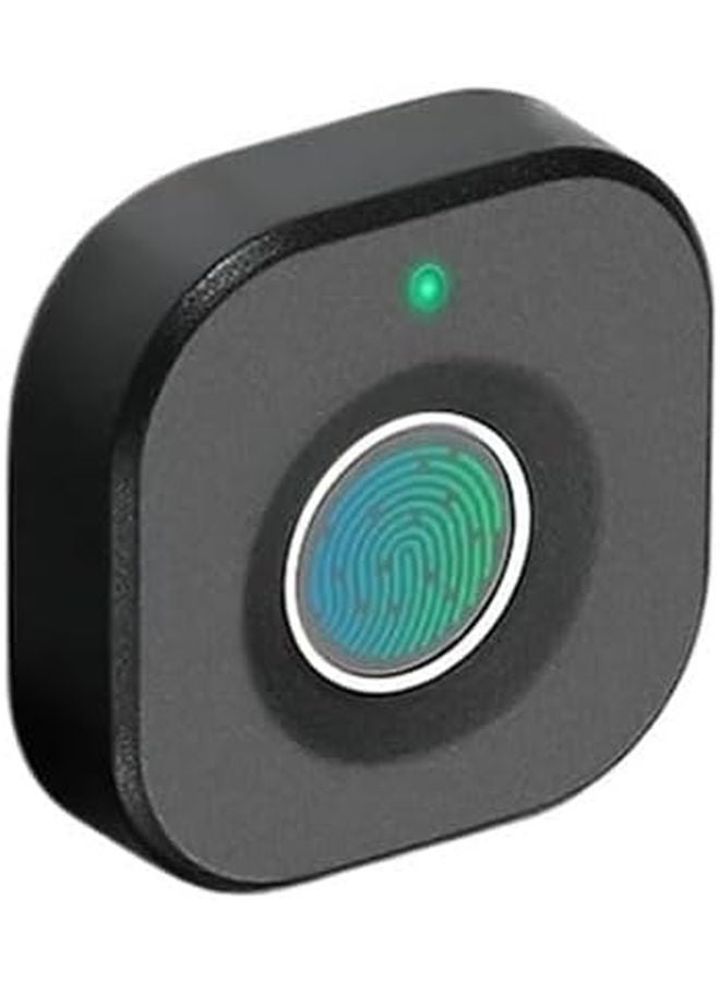 خزانة بصمات الأصابع السوداء بدون مفتاح قفل درج ذكي مضاد للسرقة أجهزة الأبواب - Image 1